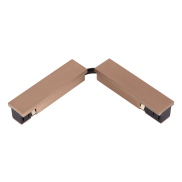 Lucide Linial - magnetisch railsysteem - flexibele elektrische connector - champagne