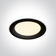 ONE Light UGR19 CCT V Range - inbouwspot - Ø 190 mm, Ø 170 mm inbouwmaat - 20W LED incl. - IP44 - zwart