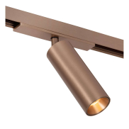 Lucide Linial Mox - magnetisch railsysteem - railspot - Ø 4,5 x 10 cm - 10W LED incl. - dimfunctie en instelbare lichtkleur via app - champagne
