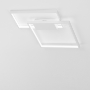 Nova Luce Porto - plafondverlichting - 45 x 45 x 4 cm - 30W dimbare LED incl. - zandwit