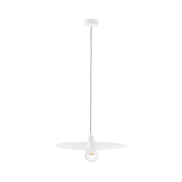 Faro Plat - hanglamp - Ø 50 cm - mat wit