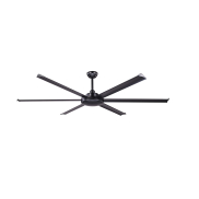 Faro Rotterdam 20 XL - plafondventilator - Ø 200 cm - mat zwart