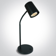 ONE Light Office & Kitchen - tafellamp - Ø 7,2 x 40 cm - zwart