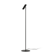 Faro Leo - vloerlamp - Ø 20 x 115,5 cm - 3,5W LED incl. - mat zwart