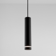 Nova Luce Esca - hanglamp - Ø 6 x 150 cm - zandzwart