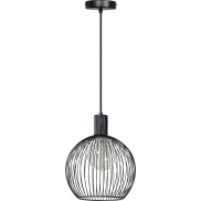 ETH Wire - hanglamp - Ø 30 x 155 cm - zwart