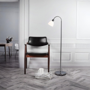Nordlux Ray 12 - staanlamp - 155 cm -  chroom en opaal wit
