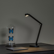 Lucide Ogden - tafellamp - 49 x 20 x 90 cm - 6W dimbare LED incl. - zwart