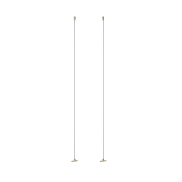 Lucide Linial - magnetisch railsysteem - ophangkabelset - 5 x 1,4 x 200 cm - champagne