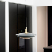 Nordlux Bretagne - hanglamp - Ø 38 x 217 cm - grijs