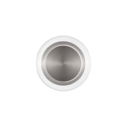 Nova Luce Airida - wandlamp - Ø 17 x 6 cm - 8W LED incl. - zwart nikkel
