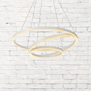Lucide Triniti - hanglamp - Ø 80 x 135 cm - 136W dimbare LED incl. - wit