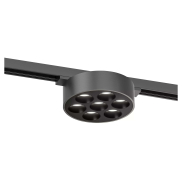 Lucide Linial Xavi - magnetisch railsysteem - railspot - Ø 9,5 x 4,5 cm - 7W LED incl. - dimfunctie en instelbare lichtkleur via app - zwart mat chroom
