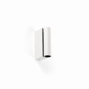 Faro Cronos - bedlamp - 8 x 12,1 x 3 cm - 4,5W LED incl. - mat wit en gestructureerd zwart