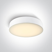 ONE Light IP65 CCT V - plafondlamp - Ø 32 x 6,2 cm - 20W LED incl. - IP65 - wit