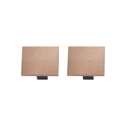Lucide Linial - magnetisch railsysteem - set van 2 eindkappen - champagne