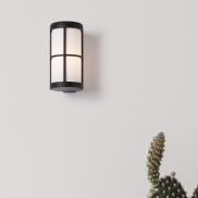 Nova Luce Stone - buiten wandverlichting - Ø 12 x 23 x 15 cm - IP54 - donker antraciet