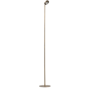 ETH Jake Round - vloerlamp - Ø 20 x 154 cm - 3 stappen dimbaar - 9W LED incl. - bruin