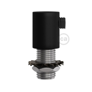 Creative Cables - snoeraanspanner - Ø 1,3 x 1,7 cm - metalen design trekontlaster - zwart