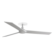 Faro Rudder L - plafondventilator met inbouwrozet - Ø 132 cm - mat wit en essen