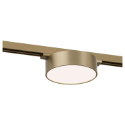 Lucide Linial Fixxt - magnetisch railsysteem - railspot - Ø 9,5 x 4,5 cm - 6W LED incl. - dimfunctie en instelbare lichtkleur via app - champagne