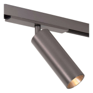 Lucide Linial Mox - magnetisch railsysteem - railspot - Ø 4,5 x 10 cm - 10W LED incl. - dimfunctie en instelbare lichtkleur via app - zwart mat chroom