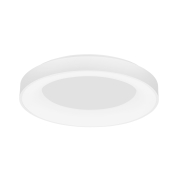Nova Luce Rando Thin - plafondverlichting - Ø 60 x 9 cm - 50W dimbare LED incl. - zandwit - witte lichtkleur