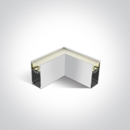 ONE Light LED Linear Accessories - hoek voor 38150A en 38151A - 8W LED incl. - wit - witte lichtkleur