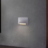 Nova Luce Sub - buiten wandverlichting - 13,5 x 8,5 x 3,5 cm - 5W LED incl. - IP65 - zandwit