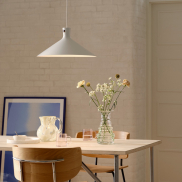 Nordlux Dorina 45 - hanglamp - Ø 45 x 221,6 cm - wit