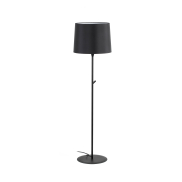 Faro Conga - staanlamp - 154 cm - zwart