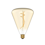 Daylight Italia LED lamp Cone - Ø 14 x 20 cm - E27 - 8,5W dimbaar - 2200K - amber