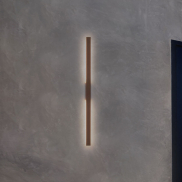 Nova Luce Doul - buiten wandverlichting - 5,3 x 121 x 6 cm - 20W LED incl. - IP65 - corten
