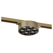 Lucide Linial Xavi - magnetisch railsysteem - railspot - Ø 9,5 x 4,5 cm - 7W LED incl. - dimfunctie en instelbare lichtkleur via app - champagne