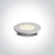 ONE Light Round Recessed Panels CCT V - inbouwspot - Ø 85 mm, Ø 70 mm inbouwmaat - 3W LED incl. - wit - instelbare lichtkleur