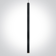 ONE Light Pendant Tubes - hanglamp - Ø 2,6 x 120 cm - 6W LED incl. - zwart