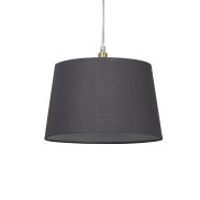 Searchlight Clyde Tapered Shade - lampenkap - Ø 30 x 19 cm - antraciet