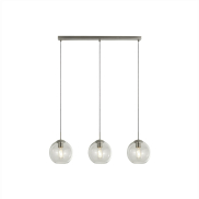 Searchlight Pendants - hanglamp - 80 x 20 x 150 cm - satijn zilver