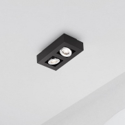 Nova Luce Robin - opbouwspot - 25 x 14,5 x 8,6 cm - zwart