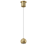 Artdelight Miami - hanglamp - Ø 10 x 218 cm - 10,8W dimbare LED incl. - warm goud