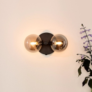 Lucide Tycho - wandverlichting - 12 x 12 x 22 cm - zwart