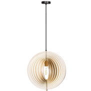 ETH Woody - hanglamp - Ø 43,5 x 200 cm - bruin
