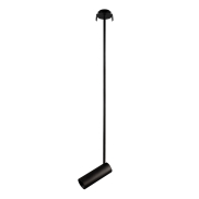 Nova Luce Brando - hanglamp - Ø 6 x 85 cm - zwart