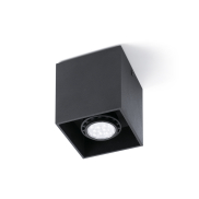 Faro Tecto - plafondverlichting - 8,2 x 8,2 x 9,5 cm - mat zwart