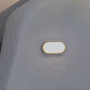 Nova Luce Tiepolo - buiten wandverlichting - 9,8 x 20,8 x 6 cm - 11W LED incl. - IP65 - zandwit