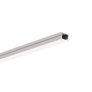 Klus Siler - ledprofiel - 1,6 x 1,2 cm - geanodiseerd zilver