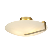 Searchlight Sundial - plafondverlichting - Ø 41 x 16 cm - goud