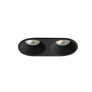 Faro Gas - inbouwspot - 176 x 86 mm, 168 x 78 mm inbouwmaat - mat zwart
