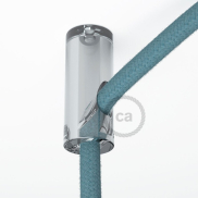 Creative Cables - decentralisatiepunt - Ø 2 x 4 cm - transparant