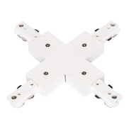 Projectlight - 1-fase railsysteem - X- connector - 18,2 x 18,2 x 1,8 cm - wit